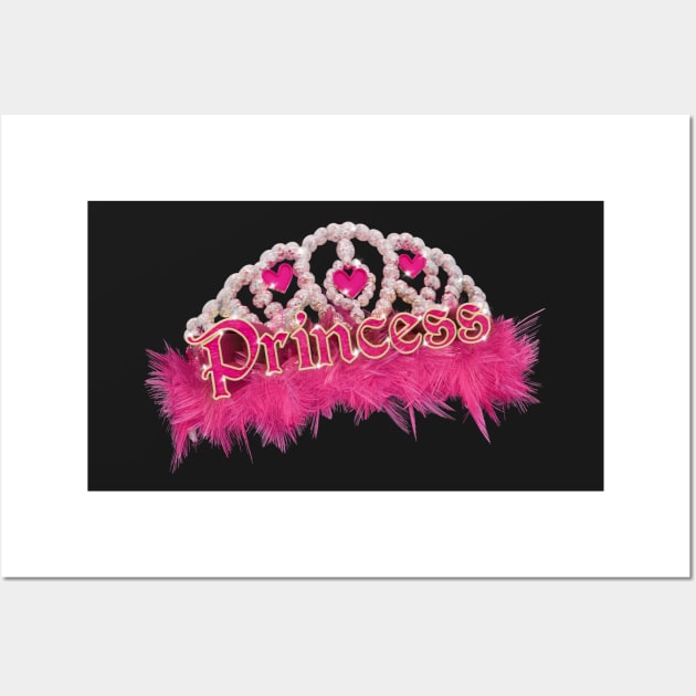 Y2K Princess Tiara Wall Art by VelvepeachShop